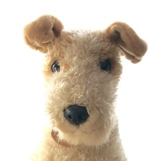 Wire Fox Terrier Plush By Peeper - Pals.  Canine Classics Vintage.  18”.