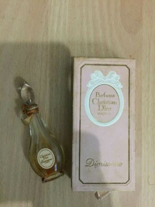 Antique Christian Dior Diorissimo Perfume Bottle (empty) And Box ‘vintage