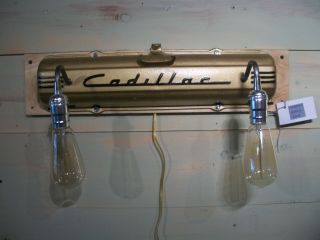 Vintage Cadillac V8 Valve Cover Lamp Workshop Light Eldorado Fleetwood