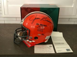 Jim Brown Uda Auto Full Size Signed Authentic Cleveland Browns Rare Le 26/32