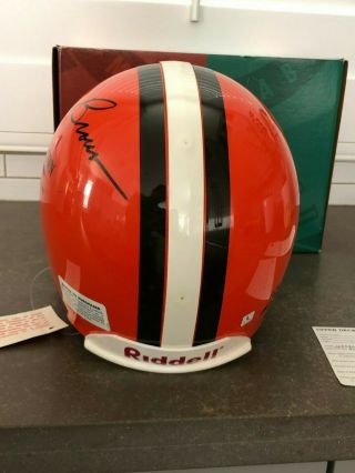 Jim Brown UDA Auto FULL SIZE Signed AUTHENTIC Cleveland Browns Rare LE 26/32 7