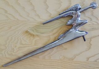 RARE VINTAGE 1940 PACKARD NUDE GODDESS of SPEED HOOD ORNAMENT 