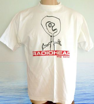 Vintage Radiohead The Bends Promo T Shirt Not A Reprint Thom York 90s