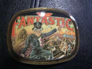 Vintage 1976 Elton John Captain Fantastic Pacifica Belt Buckle