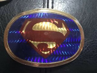Superman 1977 Vintage Pacifica Belt Buckle S&h