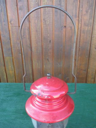 Vintage Coleman Lantern RED Model 200 Made in Canada Dated 6 61 1961 2