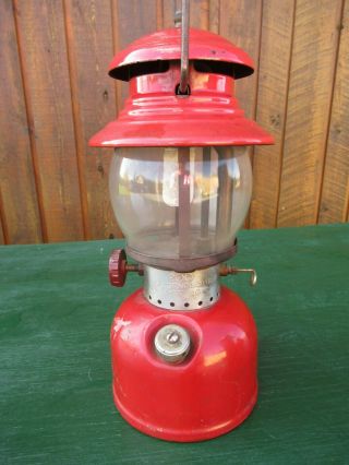 Vintage Coleman Lantern RED Model 200 Made in Canada Dated 6 61 1961 6