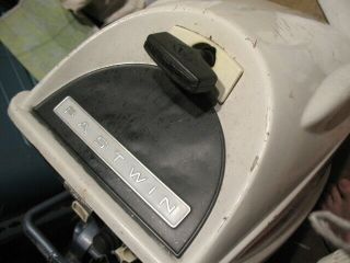 Vintage 1960s Evinrude Fastwin 18 Hp Outboard Motor With Tank