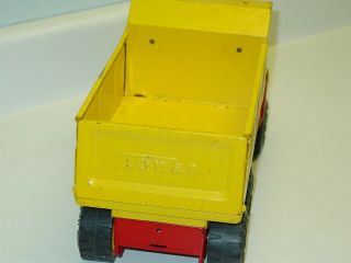 Vintage Tonka Cab Over Dump Truck,  Pressed Steel Toy,  Hydraulic 3