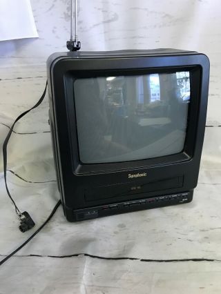 Vintage Symphonic Vcr/tv Combo Gaming Tv Tvcr9d1