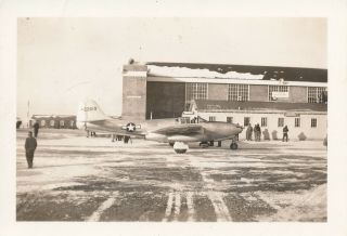 Wwii 1944 Usaaf Atc 7th Fs Bismark Nd Airplane Photo No 1 Fighter,  Tail 422610