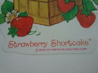 RARE Vintage Strawberry Shortcake Wood Canister Set Of 4 8