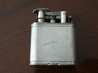 Vintage Dunhill lift arm lighter in Made in England Pat.  2888806 2