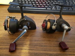 Vintage DAM Quick 110 And Microlite Spinning Reels 4