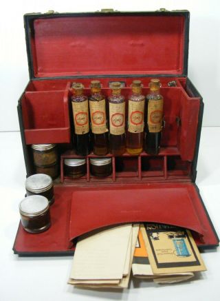 Rare Antique 1915 Atlantic Refining Co.  Salesman Sample Case,  Gas & Oil Phila.  Pa