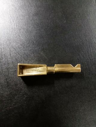 Vintage Solid Heavy Brass Aurora Train Locomotive Reverse Handle Key 8204980