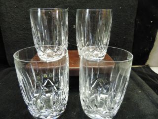 Waterford Vintage Set Of 4 Crystal Kildare Tumblers 4 1/2 X 3