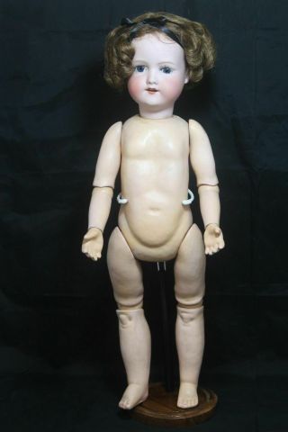 Antique Morimura Brothers Bisque Japanese Jointed Composition Doll 22 " Tall