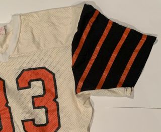 Vintage 1970 ' s Princeton University Rawlings Brand Game Worn Football Jersey Old 7