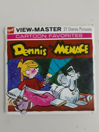 Dennis The Menace - View - Master Reels With Booklet - 1967
