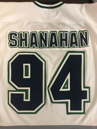 Rare Vintage Starter NHL Hartford Whalers Brendan Shanahan Hockey Jersey 4