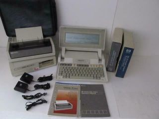 Vintage Hp 110 Portable Computer Outfit Hewlett Packard