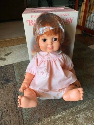 Unique 1973 Vintage 24 " Baby Crissy Doll By Ideal Toy Corp.