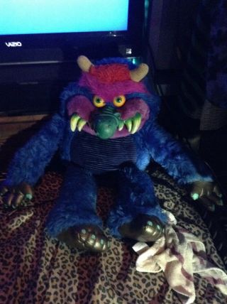 Vintage Amtoy My Pet Monster Large Plush Toy 1986 American Greetings