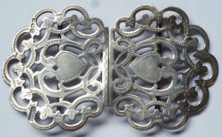 Victorian 1899 (chester) Silver Nurses/sisters Buckle