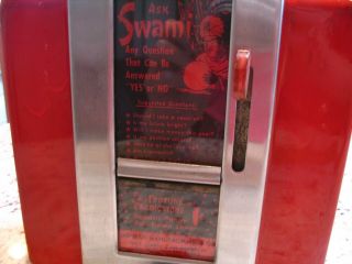 Vintage Ask Swami Napkin Holder Fortune Dispenser Trade Stimulator 8
