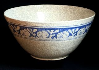 Largest Dedham Pottery Bowl Ever On Ebay Huge Rare Rabbit Pattern Ca 1929 12x9.  5