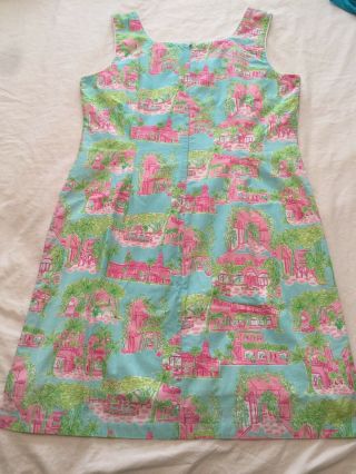 Lilly Pulitzer Vintage Worth Shift - Grande Armee Breakers - Palm Beach,  Sz 12