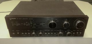 PHILIPS High Fidelity Labs Pre Amplifier Model 5721,  Tuner 6731 RARE PAIR NR 2