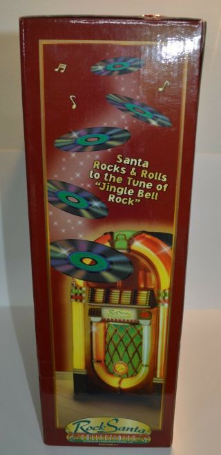 Vintage Jingle Bell Rock Santa Animated Dancing Musical Santa Edition 1 1998 2