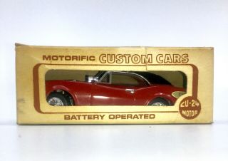 Still In Orig Box Motorific Rarest Of Rare Red Camaro Vintage