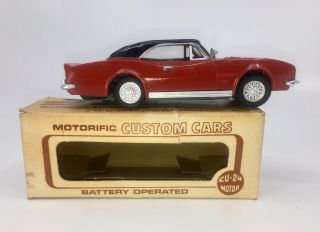 STILL IN ORIG BOX Motorific Rarest Of Rare Red Camaro VINTAGE 2