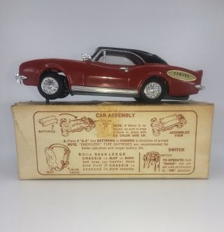STILL IN ORIG BOX Motorific Rarest Of Rare Red Camaro VINTAGE 3
