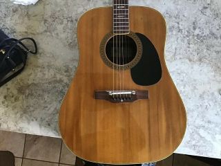 Vintage 1970 ' s Epiphone 6830 Acoustic Guitar Made in Japan 6