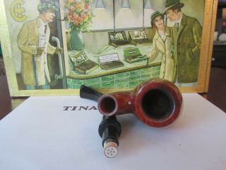 VINTAGE PIPE BREBBIA SELECTED DUO FILTER SMOOTH CAVALIAR PIPE 6