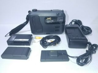 Vintage Jvc Gr - Ez1 Camcorder Compact Video Camera Vhsc Cassette,  Video Cables