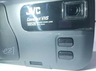 Vintage JVC GR - EZ1 Camcorder Compact Video Camera VHSC Cassette,  Video Cables 3