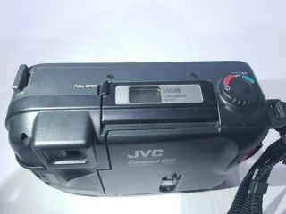 Vintage JVC GR - EZ1 Camcorder Compact Video Camera VHSC Cassette,  Video Cables 7