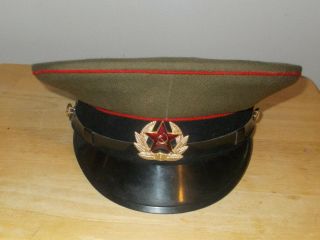 Vtg Wwii Russian Officer Hat Size 61/8