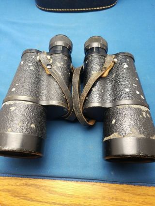 Vintage 1940 ' s German E.  Lietz Wetzlar Binoculars 7x50 Marseptit 555028 WWII 4