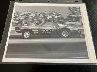 Vintage Mr.  Gasket Gasser Nhra 8x10 B&w Photo