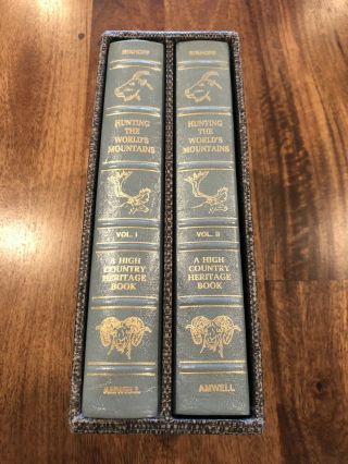 Hunting The World’s Mountains By Rickhoff (1984,  Amwell Press,  291/1000)