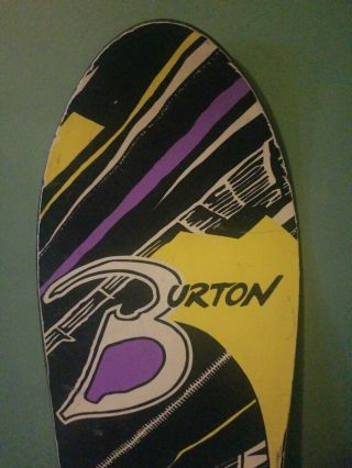 Vtg Vintage Burton Cruise 135 cm Snowboard 2