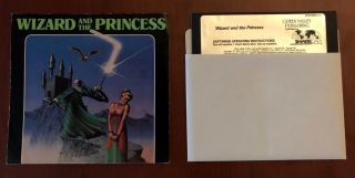 Wizard And The Princess,  Apple Ii 2 Vintage Video Game,  Sierra