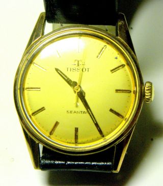 Vintage Tissot Seastar Automatic Men ' s Watch 6