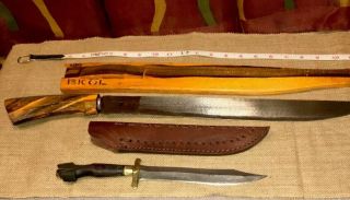 Filipino Vintage Bicol Luzon Bolo Machette & Ilocanos Filipino Fighting Knife